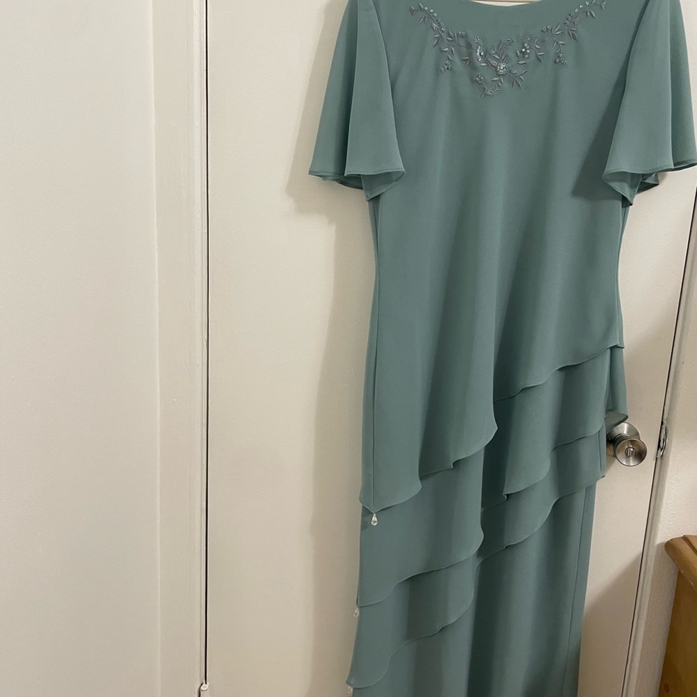 Green Long Dress